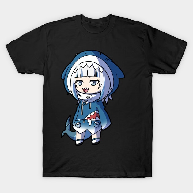 Chibi Gawr Gura - Hololive T-Shirt by MangaXai